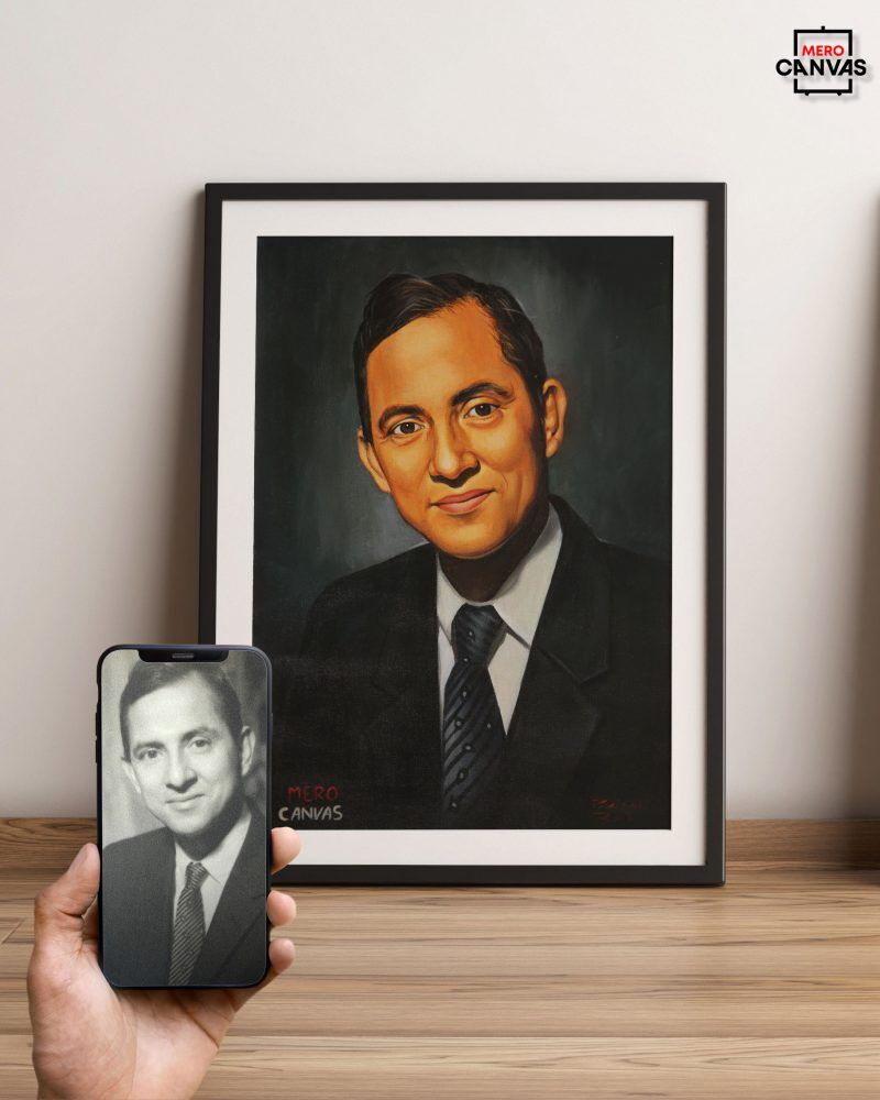 Acrylic old photo Restoration
